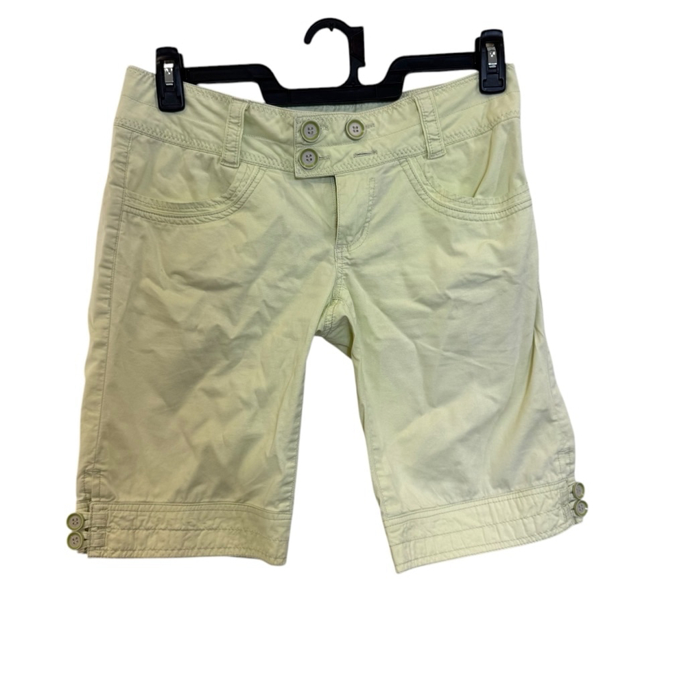 Women's Jolt Bermuda Shorts Size 5 Yellow Casual